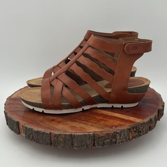 Josef Seibel Shoes - New Josef Seibel Hailey Gladiator Sandals EU 38 Camel Tan Leather Boho US 7-7.5